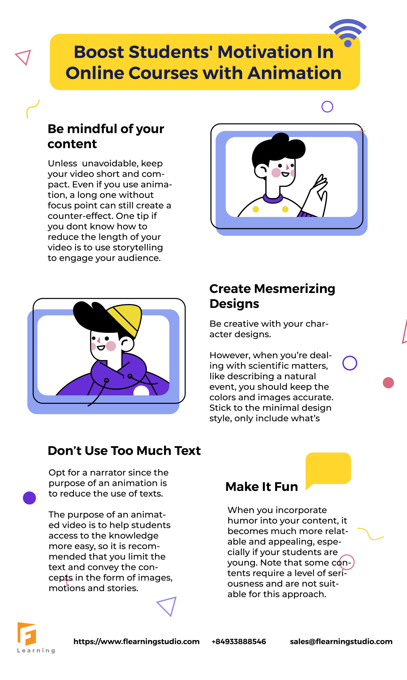 Enhance completion rate infographics