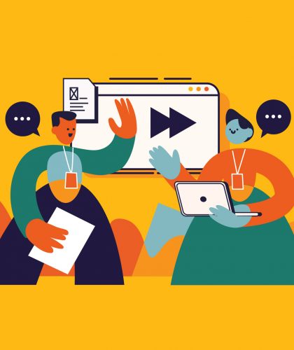 communication animated video