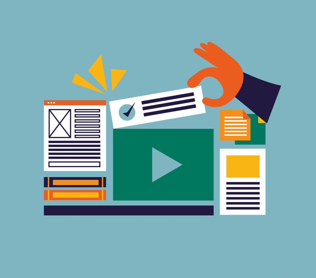 organize training content and materials