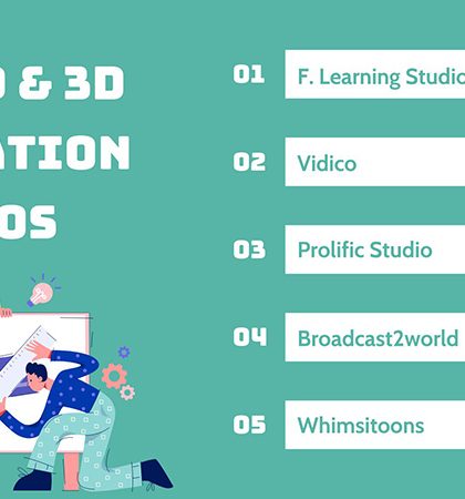Top 10 Professional Studios for 2D & 3D Animation Services