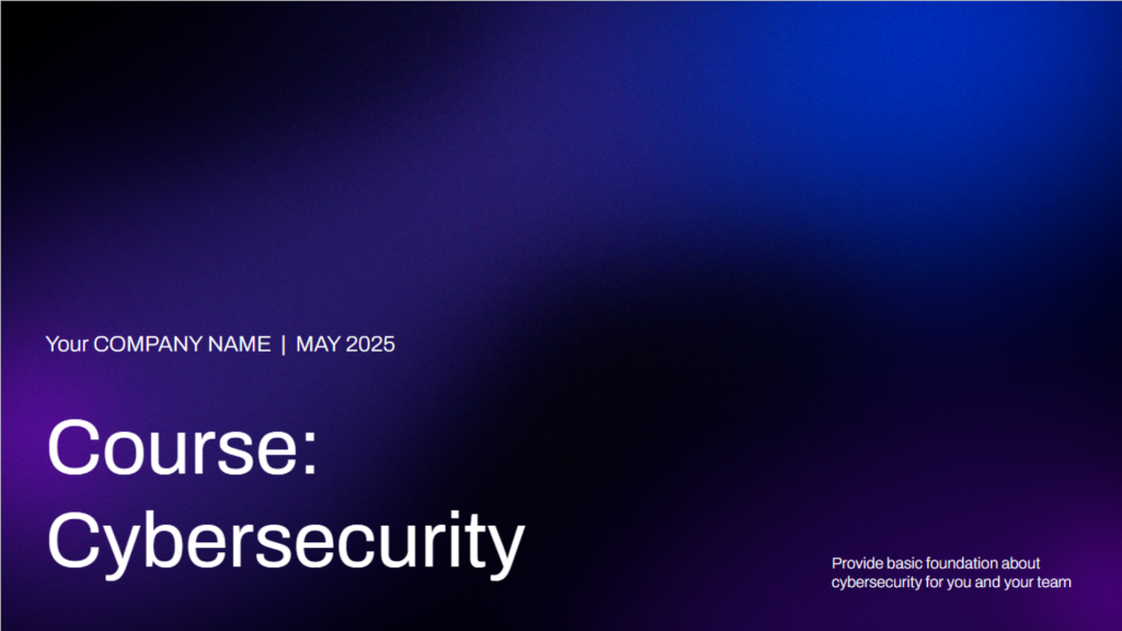 2 Cybersecurity and Compliance Training Kits